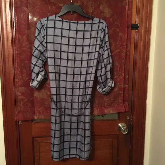 NWT striped blue and navy dress - Picture 2 of 5
